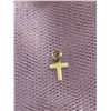 Image 2 : 14K YELLOW GOLD BABY CROSS 0.09G PENDANT