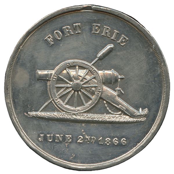 Lr. 705 — Fort Erie. 1866. White Metal.