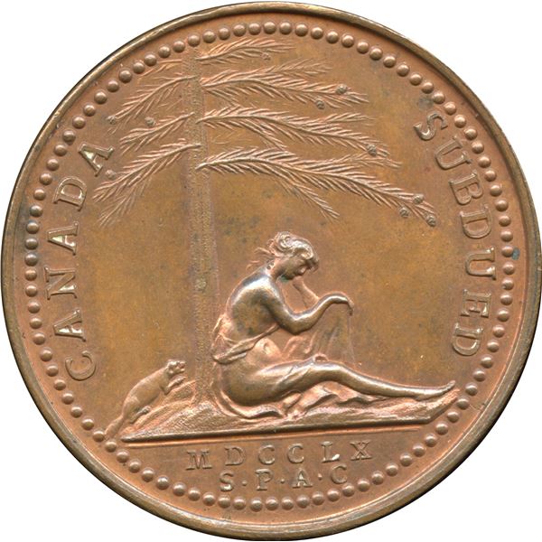Lr. 850 — Canada Subdued. 1760. Copper.