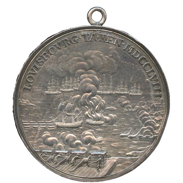 Lr. 857 — Louisbourg Taken. 1758. Silver.