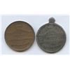 Image 2 : Lr. 1150 /1145 — Montreal Winter Carnival. 1884. Copper and White Metal.