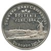 Image 1 : Lr. 1509/1819 Mule — Toronto Semicentennial / Industrial Fair Souvenir. 1884. White Metal.