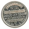 Image 2 : Lr. 1509/1819 Mule — Toronto Semicentennial / Industrial Fair Souvenir. 1884. White Metal.