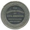 Image 2 : Lr. 1526f — Canadian Society of Civil Engineers - Gzowski Medal. 1887. White Metal.