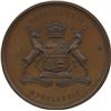 Image 2 : Lr. 1575 — Centennial of Freemasonry - New Brunswick. 1884. Copper.