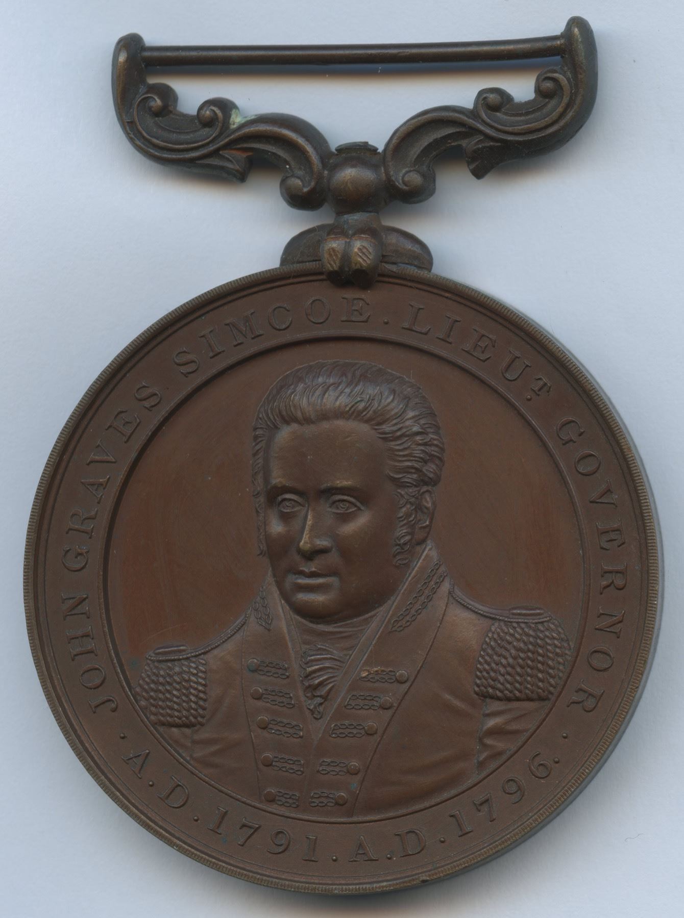 Lr. 1635i — John Graves Simcoe. 1892. Copper. - Geoffrey Bell Auctions