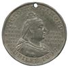 Image 1 : Lr. 1875s — Queen Victoria Diamond Jubilee - Victoria Hospital, London Canada. 1897. White Metal.