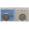 Image 1 : Newfoundland Fifty Cents - Lot of 2 Graded Coins