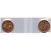 Image 2 : Lot of 4 ICCS Graded One Cents