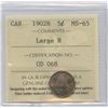 Image 1 : 1902H Five Cents - Large H