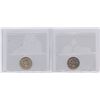 Image 2 : Lot of 4 Graded Five Cents