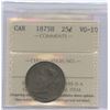 Image 1 : 1875H Twenty-Five Cents