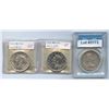 Image 1 : Lot of 3 Graded Silver Dollars
