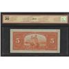Image 2 : Bank of Canada $5, 1935 - French Issue