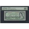 Image 1 : Bank of Canada $1, 1954 - Devil's Face