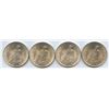 Image 1 : 1924 USA Peace Silver Dollars - Lot of 4