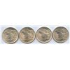 Image 2 : 1924 USA Peace Silver Dollars - Lot of 4