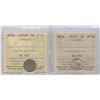 Image 1 : Newfoundland Five Cents - Lot of 2 ICCS Graded