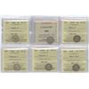 Image 1 : Five Cents Silvers - Lot of 6