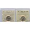 Image 1 : 1930 & 1939 ICCS Graded Five Cents