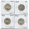 Image 1 : Twenty-Five Cents - Lot of 4