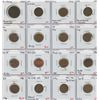 Image 1 : Errors - 1 Large Cent + Many Small Cents. Lot of 16