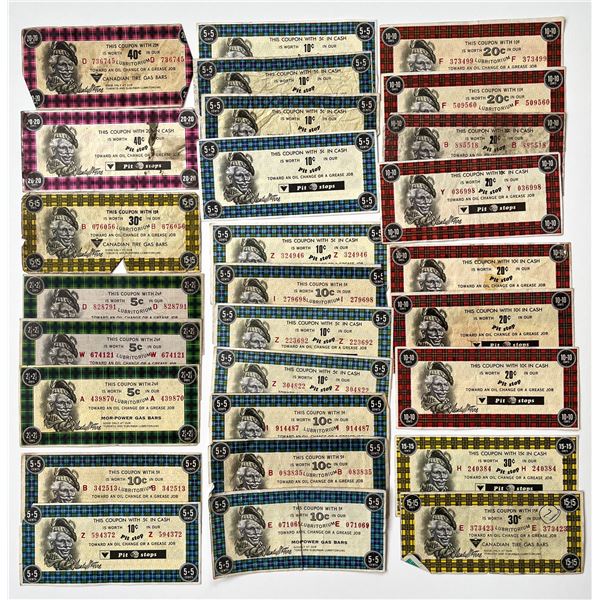 Canadian Tire Money Coupon Lot