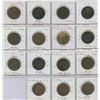Image 2 : Br. 960, 961, 1012.  Lot of 15 Tiffins, Bust & Harps.