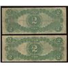 Image 2 : 1917 United States $2 Red Seal - Lot of 2