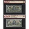 Image 2 : Bank of Canada $20, 1937 - Lot of 4