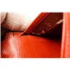 Image 7 : Louis Vuitton Red Epi Leather Elise Sarah Wallet