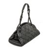 Image 3 : Chanel Black Leather Stitch Bowle Shoulder Bag