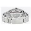 Image 7 : Rolex Mens Stainless Steel White Roman Oyster Band Datejust Wristwatch