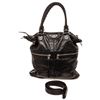 Image 1 : Balenciaga Black Leather Square Zip Shoulder Bag