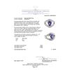 Image 5 : 2.35 ctw Pear Mixed Tanzanite And Round Brilliant Cut Diamond Ring - 18KT White