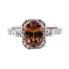 Image 1 : 2.44 ctw Sapphire and Diamond Ring - 18KT White Gold