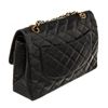 Image 6 : Chanel Black Leather Paris Chain Shoulder Bag