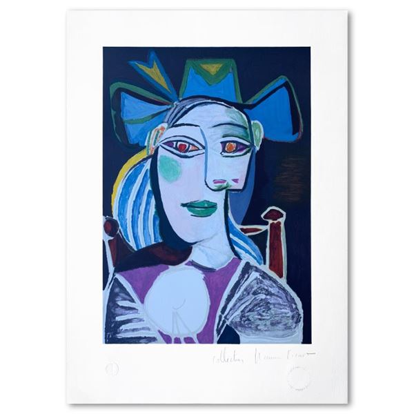 Buste de Femme au Chapeau Bleu by Picasso (1881-1973)