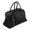 Image 7 : Chanel Black Leather Large CC Boston Bag
