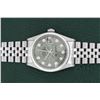 Image 5 : Rolex Mens Stainless Steel Meteorite Diamond 36MM Oyster Perpetual Datejust Wris