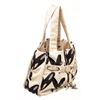Image 2 : Chanel Black Beige Leather Drawstring Shoulder Bag
