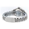 Image 7 : Rolex Ladies 26 Stainless Steel Sky Blue Diamond & Emerald Datejust Wristwatch
