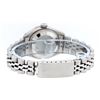 Image 8 : Rolex Ladies 26 Stainless Steel Sky Blue Diamond & Emerald Datejust Wristwatch