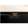 Image 5 : Hermes Black Leather Jige Clutch Bag