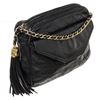 Image 7 : Chanel Black Leather CC Tassel Camera Shoulder Bag