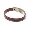 Image 3 : Hermes Black Leather Pousse Bracelet