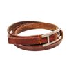 Image 2 : Hermes Brown Leather Choker Bracelet