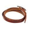 Image 3 : Hermes Brown Leather Choker Bracelet