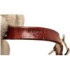 Image 6 : Hermes Brown Leather Choker Bracelet
