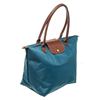 Image 2 : Longchamp Blue Brown Leather Shoulder Bag